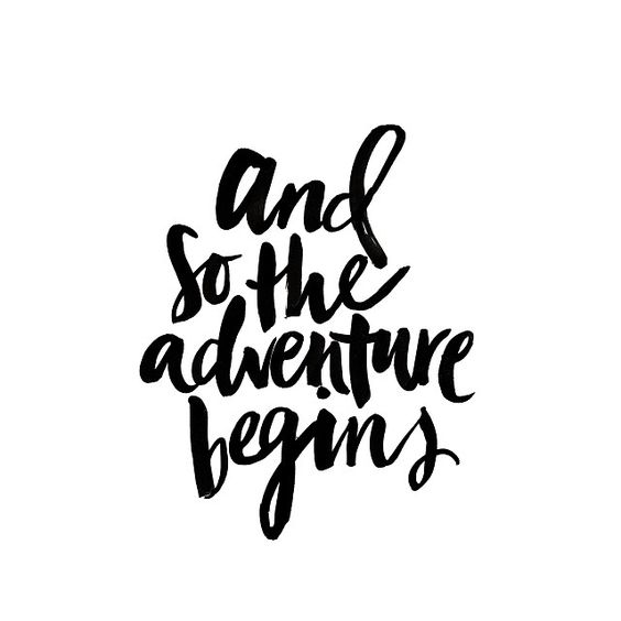 adventure begins